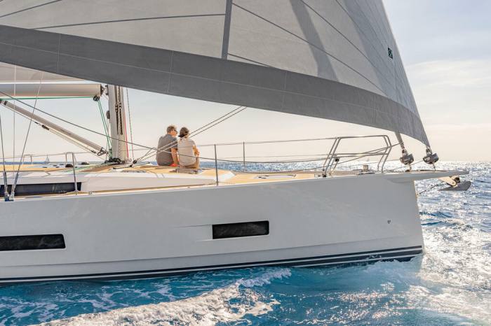 First photoshoot on board the new Hanse 460