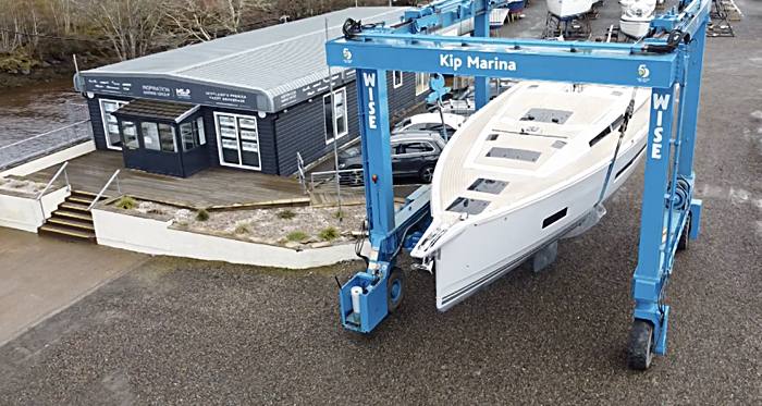 First new Hanse 460 arrives in Scotland