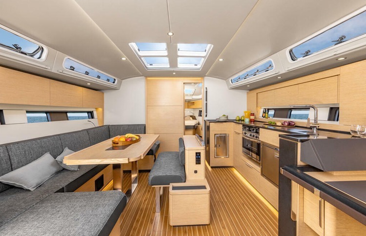 There are many options for interior customisation of your yacht