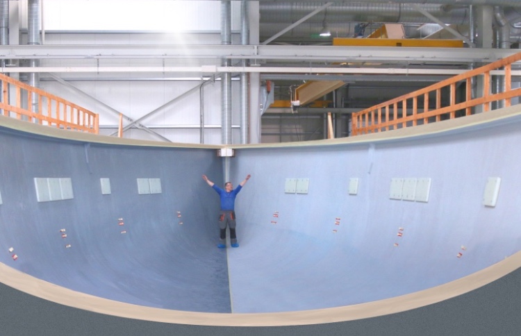 Hanse hull under construction